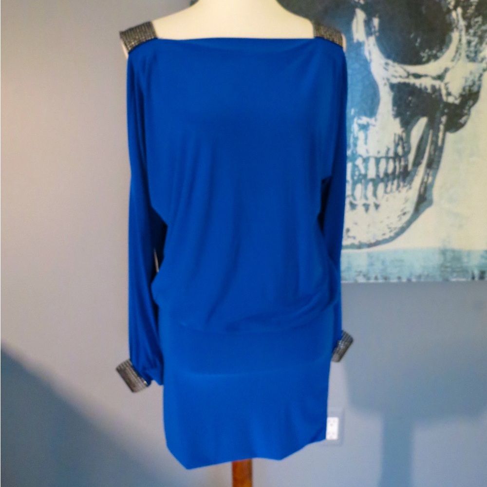 Arden B Cold Shoulder Mini Dress